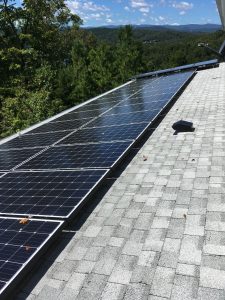 28 solar panels and 4 solar thermal panels by Keowee Home Solar